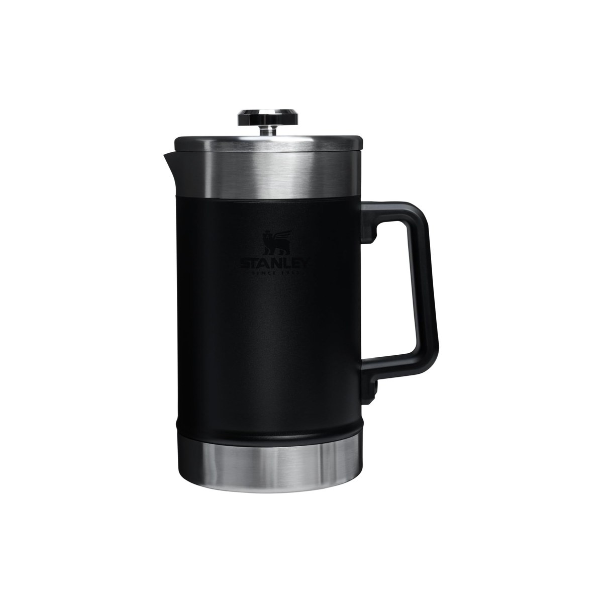 Stanley Classic Stay-Hot French Press 48oz, Insulated Stainless Steel, Mesh Filter, Makes 4 to 6 Cups (ASIN B0B12H6B73)