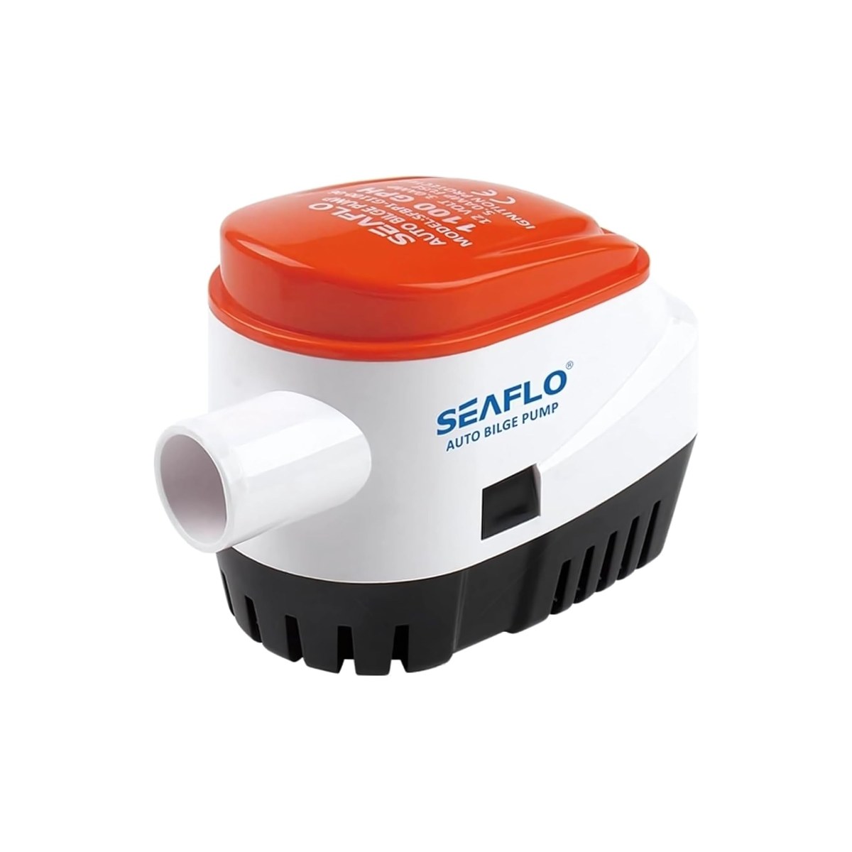 SEAFLO 06 Series 1100 GPH Automatic Submersible Bilge Pump (sealed integrated float switch, 4-year manufacturer warranty)