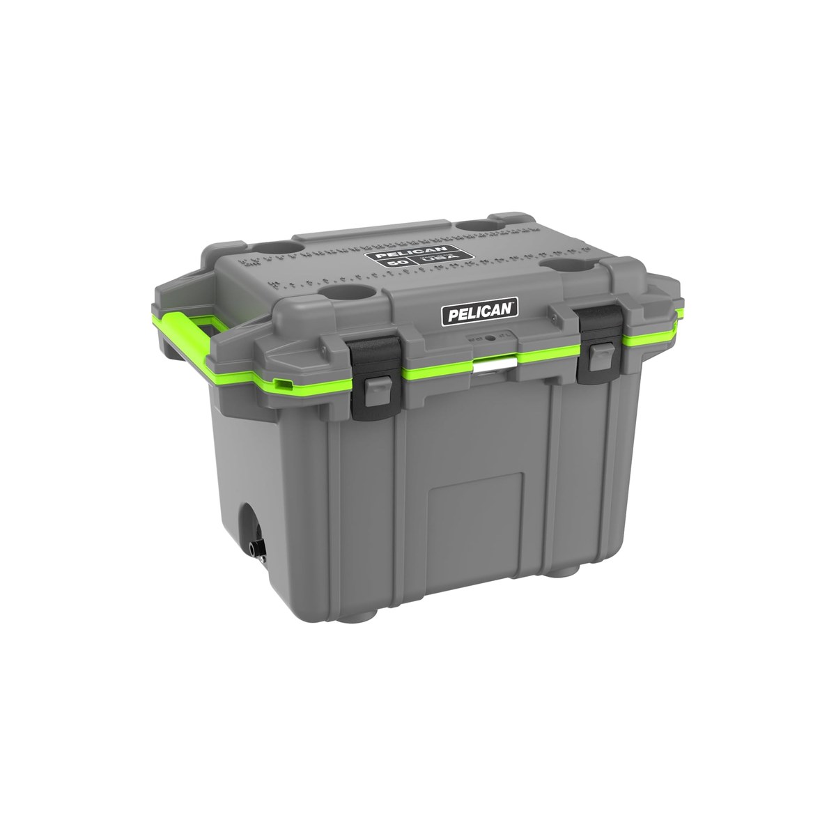 Pelican Elite 50 Quart Hard Cooler, Rotomolded, Press-and-Pull Latches, Lifetime Guarantee, Made in USA (ASIN B06ZYC5JYH)