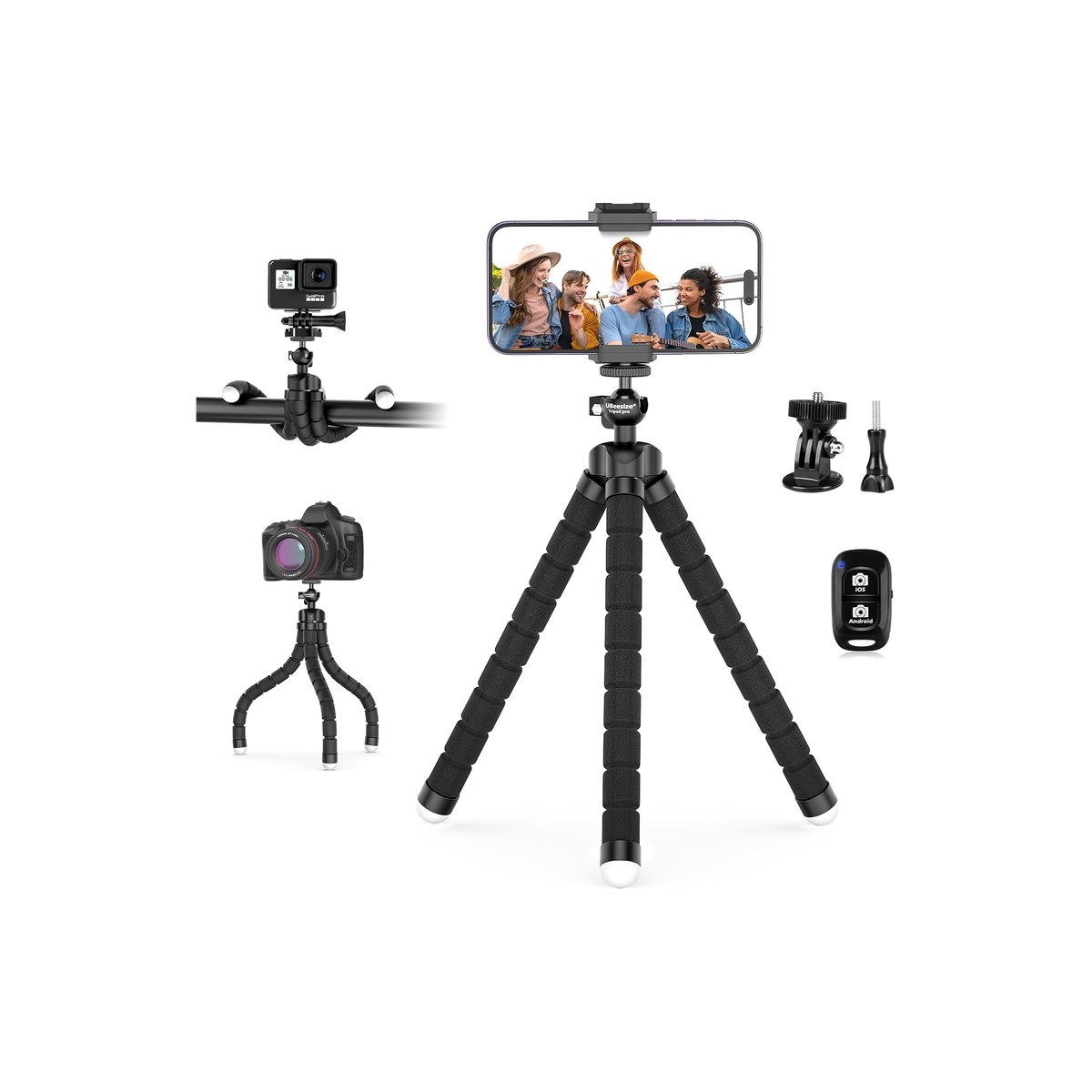 UBeesize Flexible Mini Phone Tripod