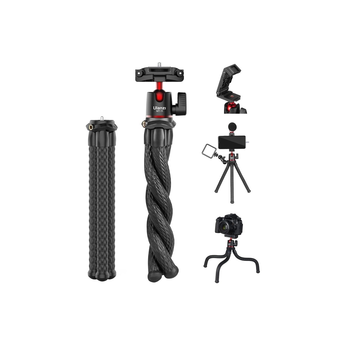 ULANZI Mini Flexible Tripod with Cold Shoe