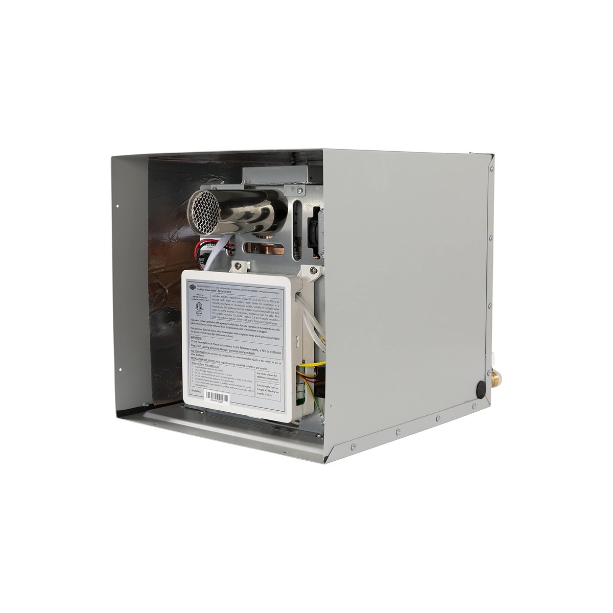 Girard GSWH-2 Tankless RV Water Heater, 42,000 BTU, 12V, Onboard Microprocessor, Digital Control Panel, Freeze Protection, Lippert 2022107534 (ASIN B019BWN8E2)