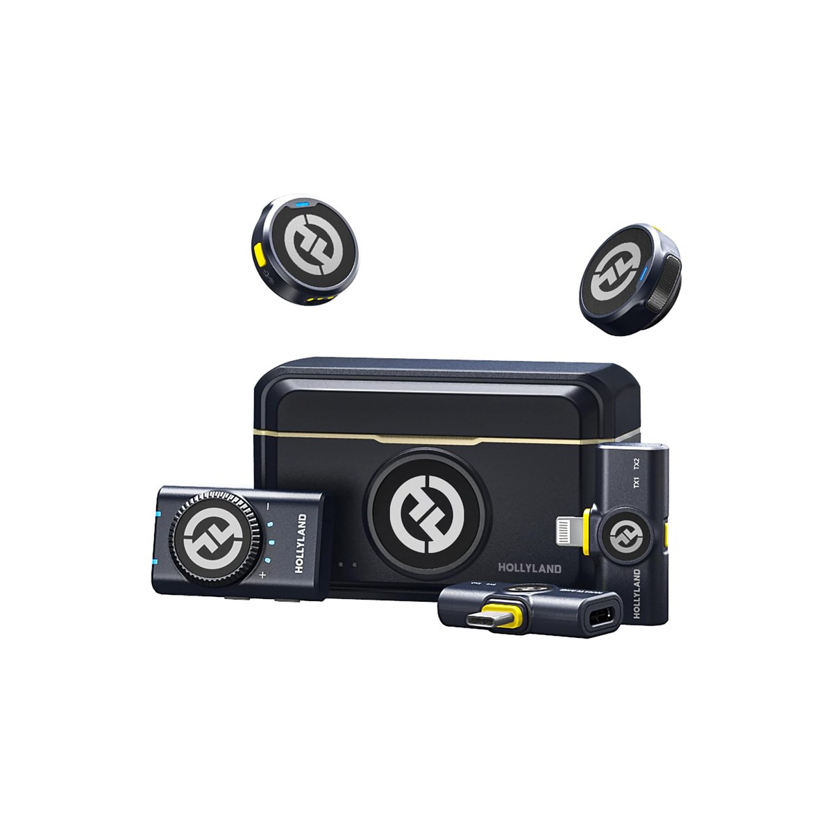 Hollyland Lark M2 (2 TX + 3 RX + Charging Case)